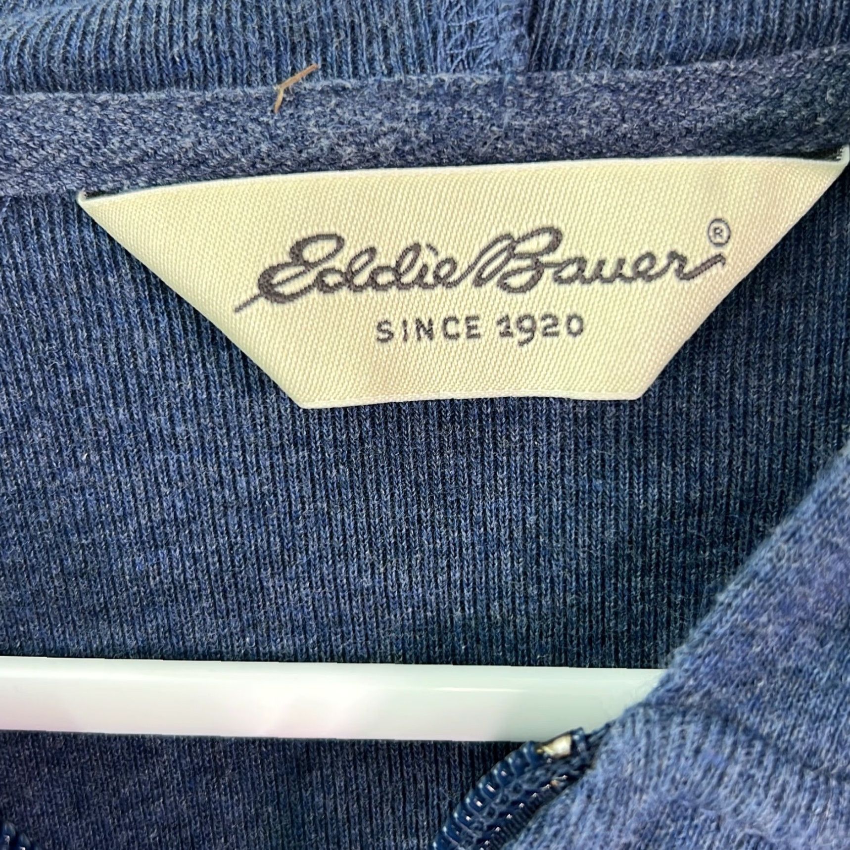 Eddie Bauer VINTAGE Eddie Bauer Women's Jacket Casual Long Sleeve Zip Up Solid Blue Size Medium Size M / US 6-8 / IT 42-44 - 4 Thumbnail