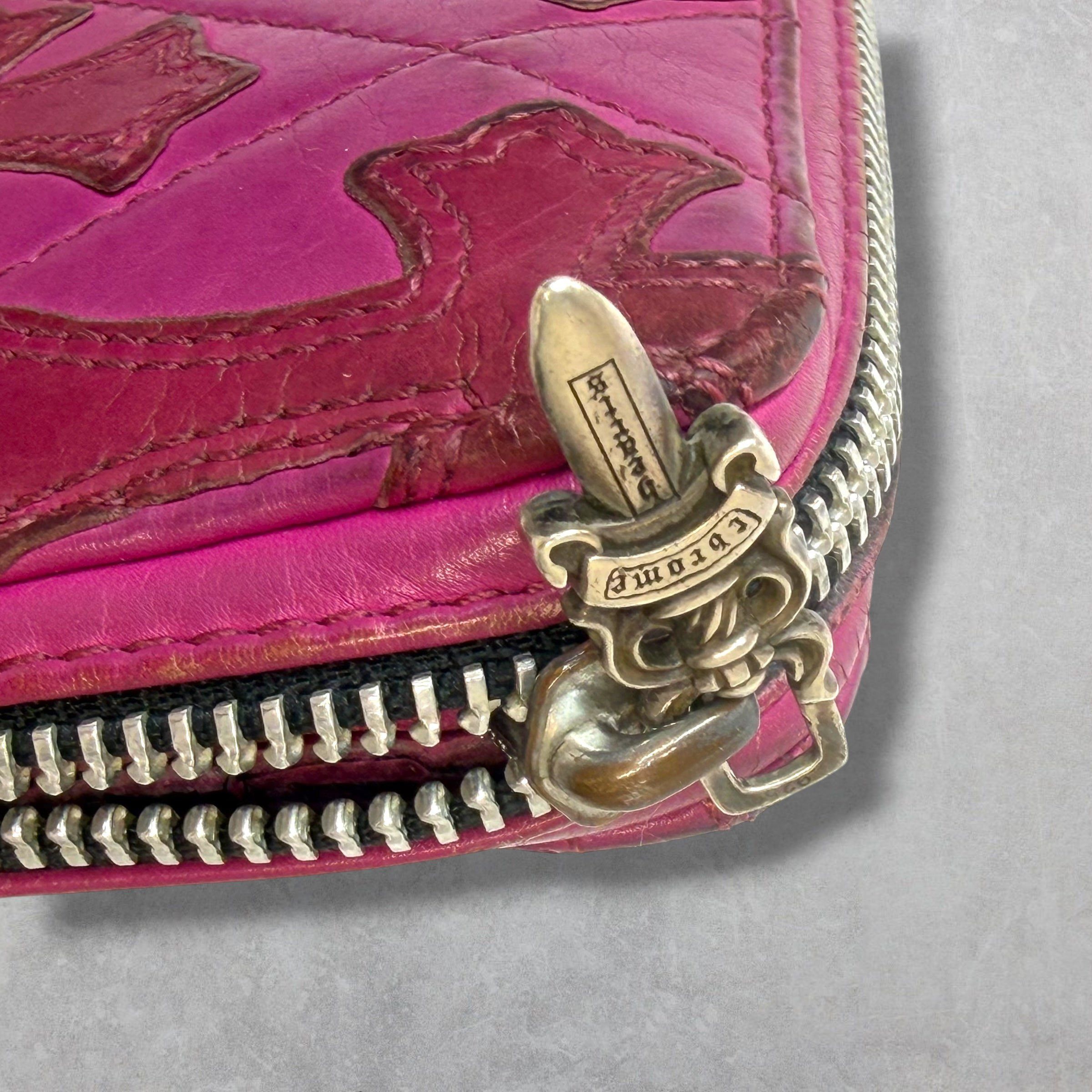 Chrome Hearts Chrome Hearts Pink Cemetery Cross Long Wallet Size ONE SIZE - 5 Thumbnail