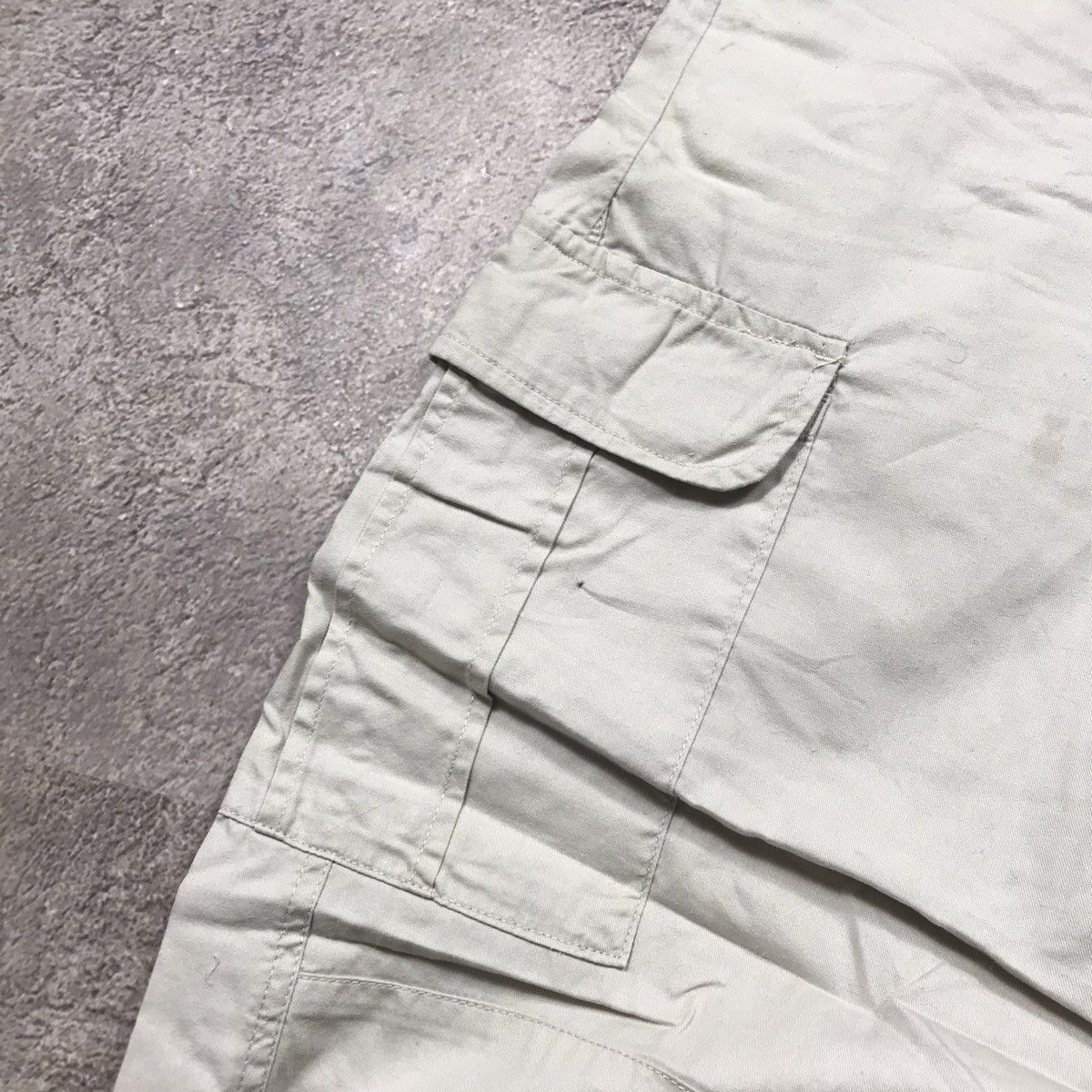 Vintage Vintage 90s Baggy Cargo Pants Distressed Parachute Streetwea Size US 31 - 3 Thumbnail