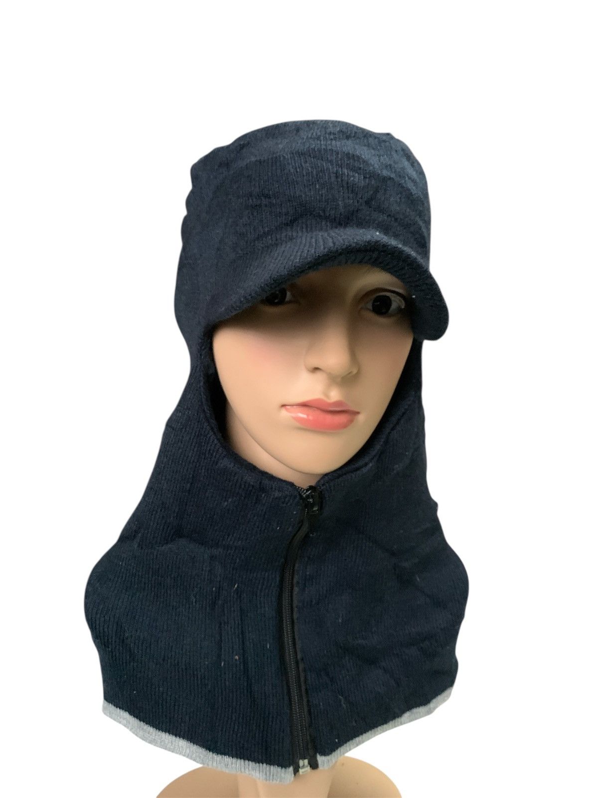 Japanese Brand × Kapital Winter Knitted Balaclava Beany Hat Zipper Up Size ONE SIZE - 4 Thumbnail