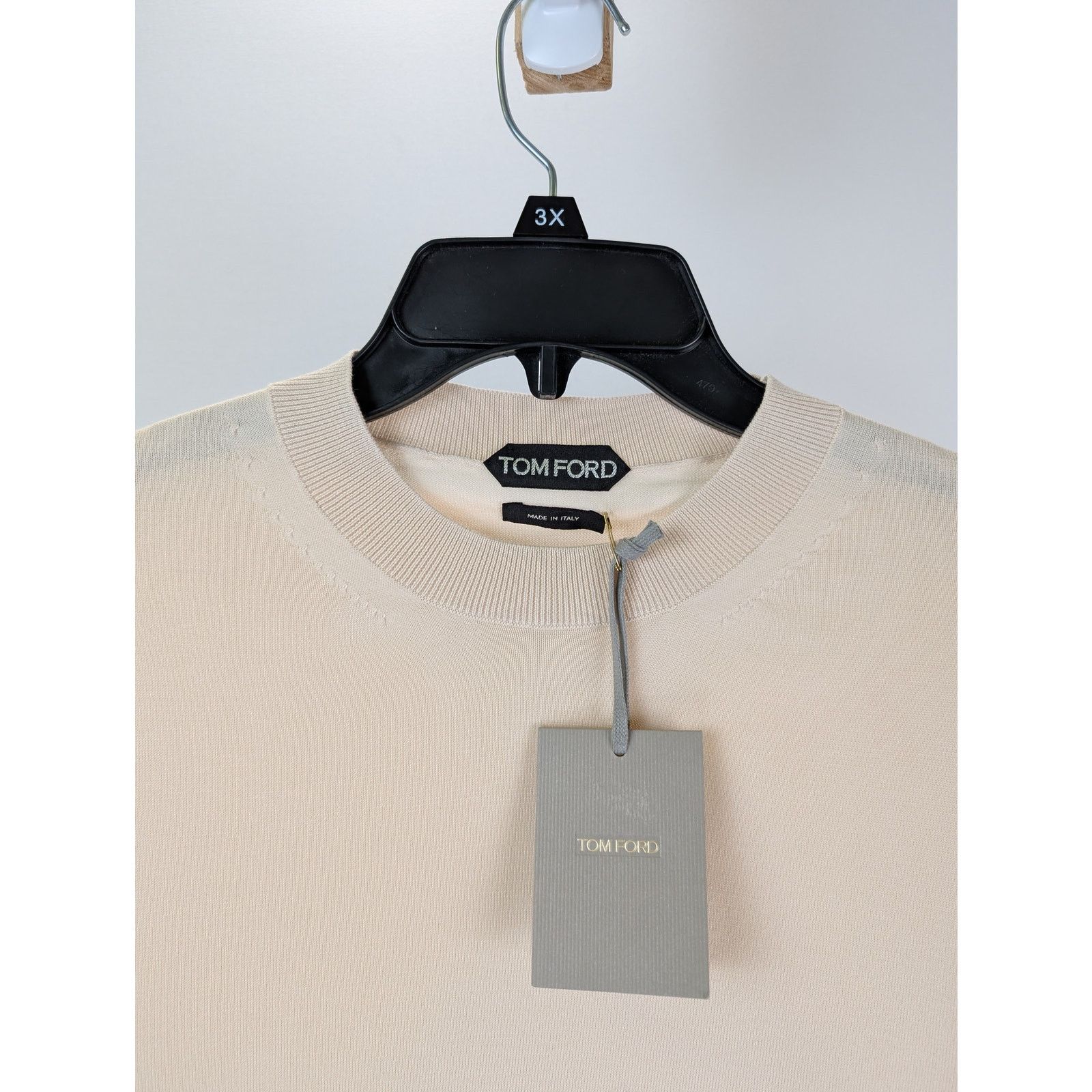 Tom Ford o1rshd1 Q:2 / Sweatshirt in Beige Size US M / EU 48-50 / 2 - 7 Thumbnail