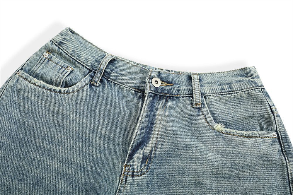 Japanese Brand × Jean Vintage distressed loose versatile casual washed jeans Size US 32 / EU 48 - 4 Thumbnail