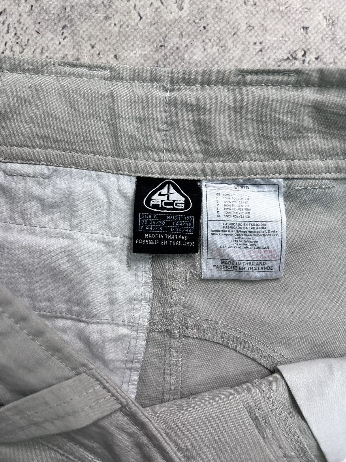 Nike × Vintage RARE Nike Y2K Nylon Baggy Drill Vintage TN ACG Sweatpants Size US 32 / EU 48 - 8 Thumbnail