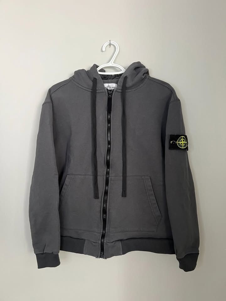 Stone Island Stone Island Full Zip charcoal grey Hoodie Size US L / EU 52-54 / 3 - 1 Thumbnail
