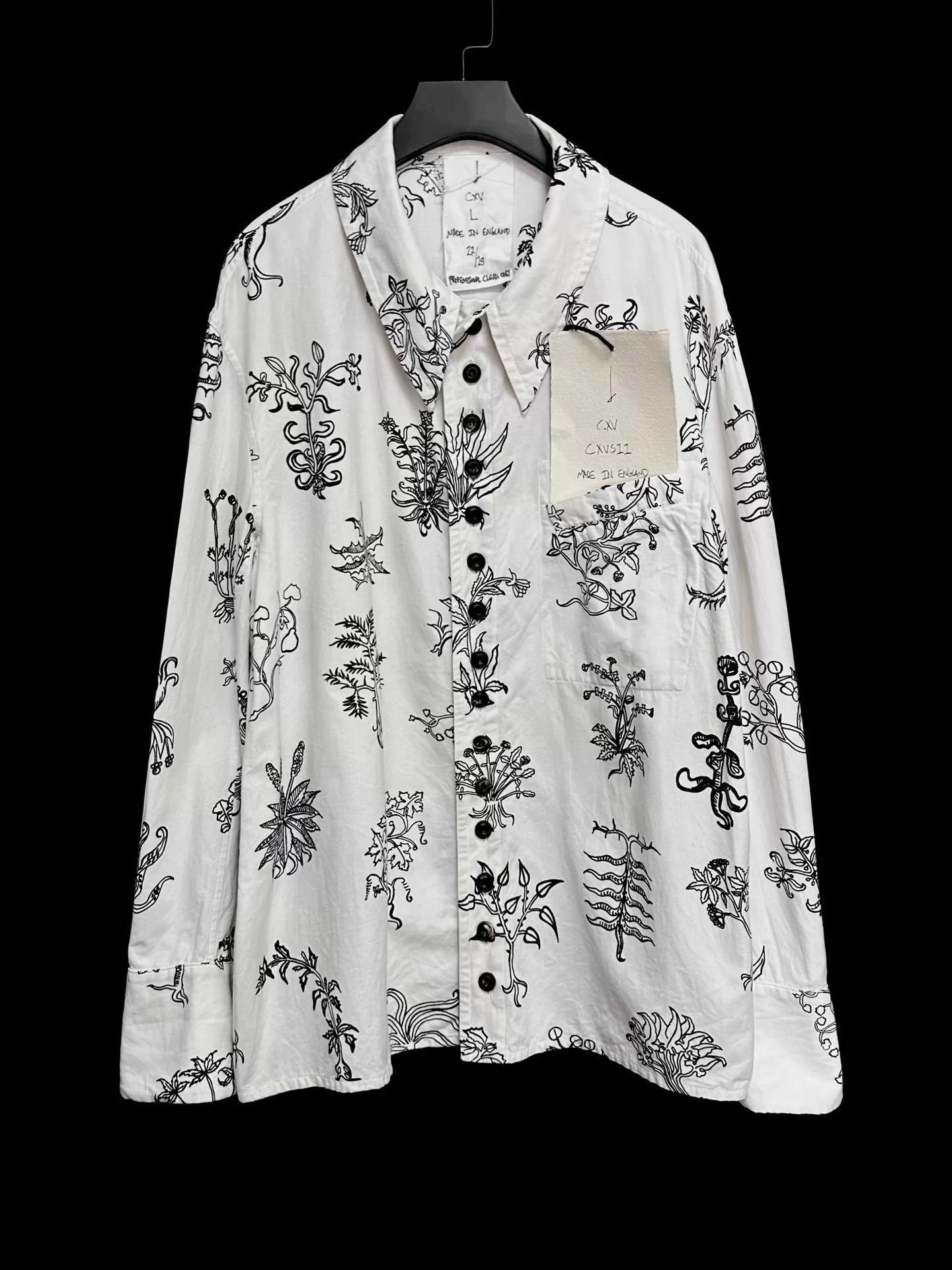 John Alexander Skelton Multi-Print Long Sleeve Button-Up Shirt Size US L / EU 52-54 / 3 - 1 Thumbnail