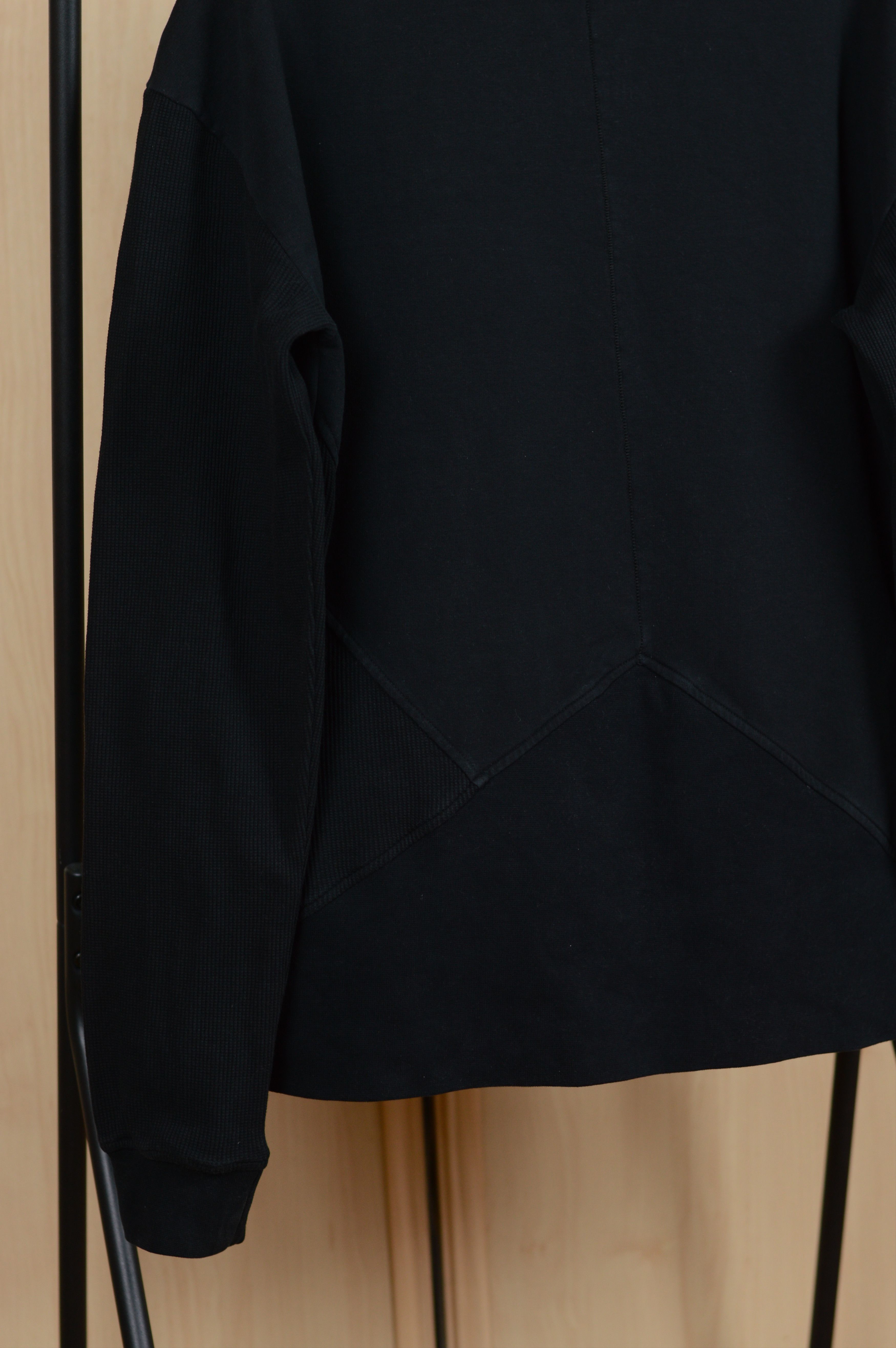 Thom Krom Thom Krom Asymmetric Stitches Black Sweatshirt Size US M / EU 48-50 / 2 - 6 Thumbnail