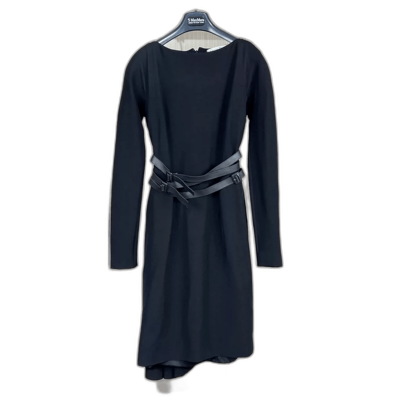 Dior Dior Black Belted Dress Size 36 Size S / US 4 / IT 40 - 1 Thumbnail