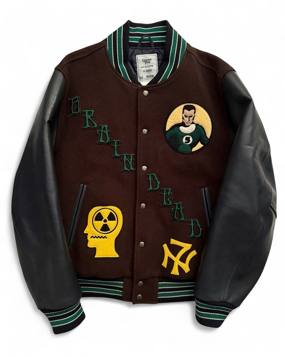 Brain Dead RARE Gimme5 x Braindead x NexusVII Varsity Jacket Size US M / EU 48-50 / 2 - 1 Thumbnail