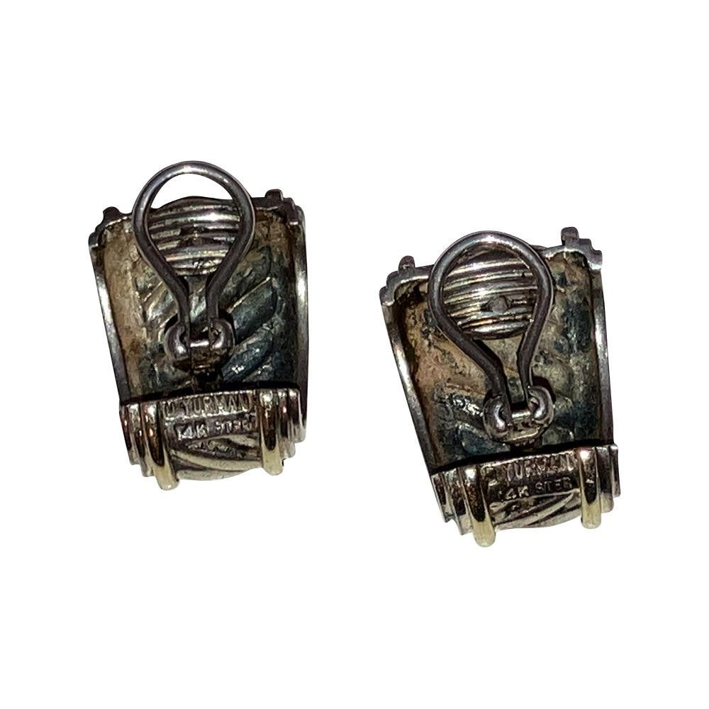 David Yurman David Yurman Sterling 14 kt Cable Earrings Size ONE SIZE - 5 Thumbnail