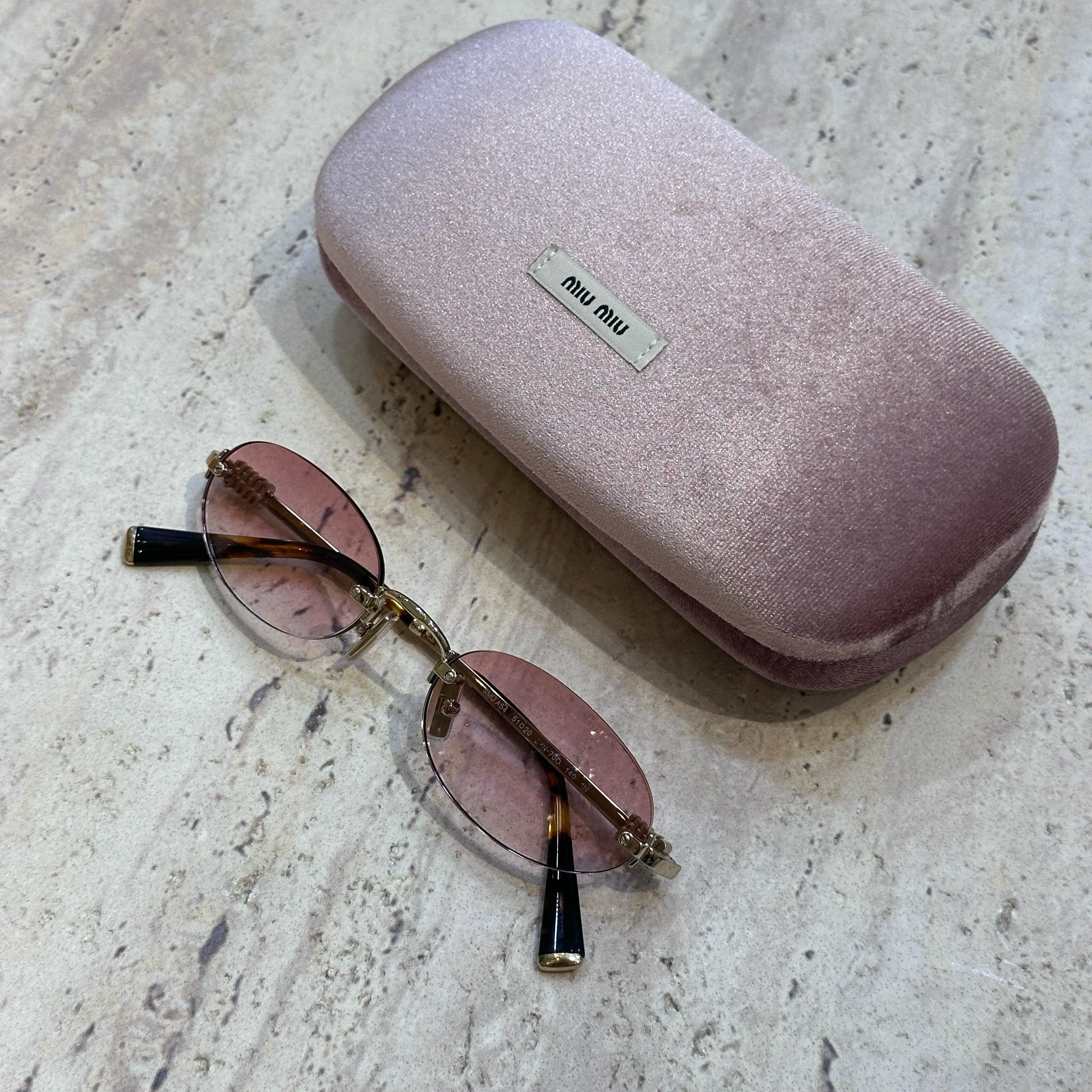 Miu Miu MIU MIU 0MU A54S ZVN70O SUNGLASSES Size ONE SIZE - 2 Thumbnail