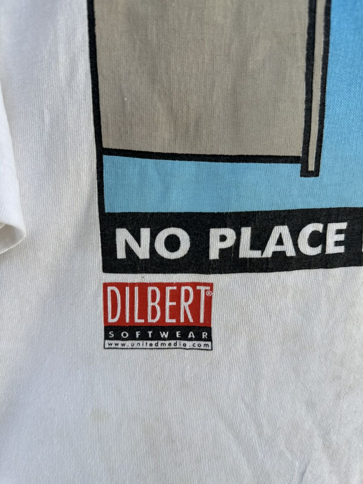 Apple Thrashed Vintage 90s Dilbert Softwear Technology Faded Tee Size US XL / EU 56 / 4 - 3 Thumbnail