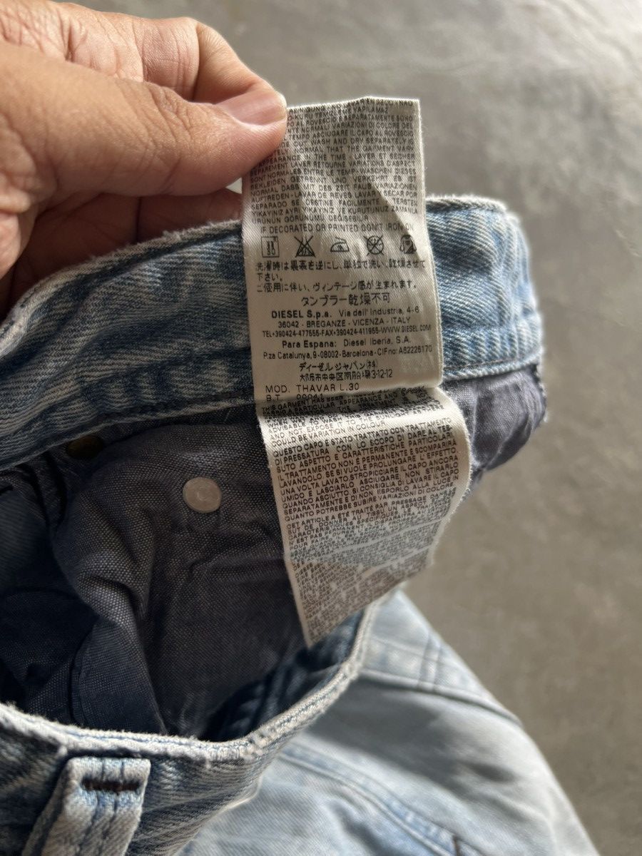 Diesel distressed diesel industry denim splatter bleach sick washed Size US 33 - 8 Thumbnail