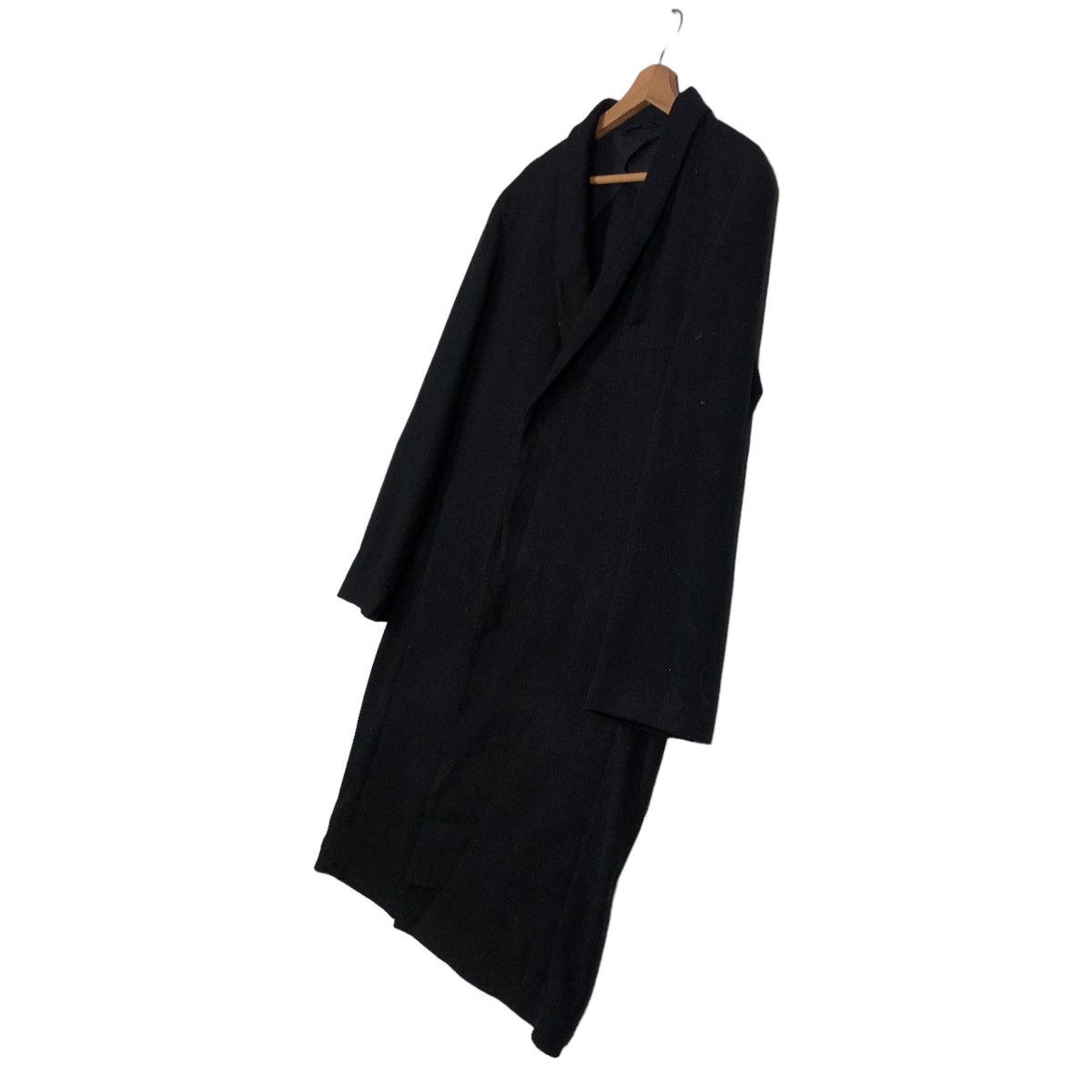 Lemaire 🔥Rich Black Long Fly Jacket Double Breast Uniqlo Lemaire Size US S / EU 44-46 / 1 - 2 Thumbnail