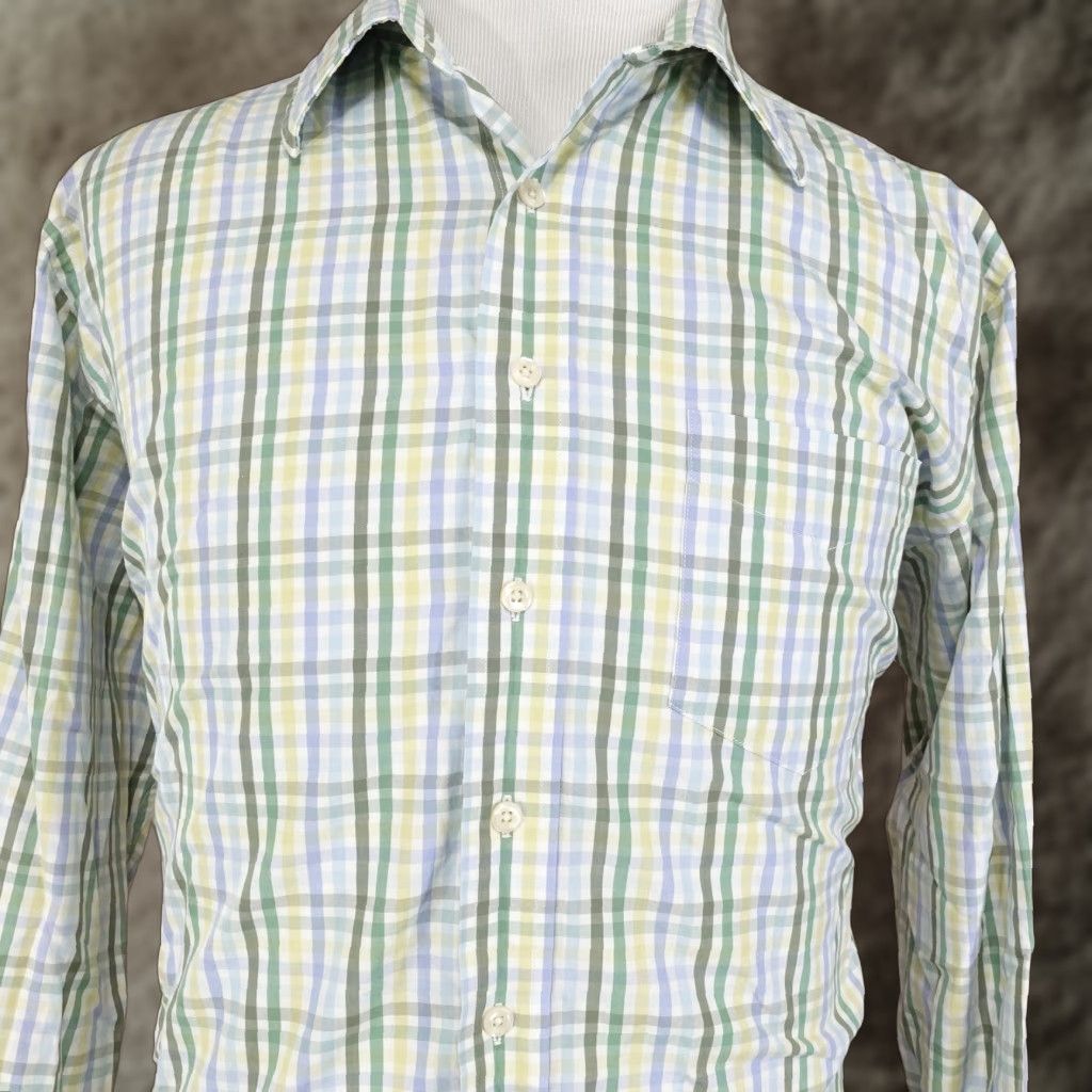 Gap GAP BUTTON-UP SHIRT MENS XL GINGHAM CHECK LONG SLEEVE Classic Fit Multicolor 100% Cotton Size US XL / EU 56 / 4 - 1 Thumbnail
