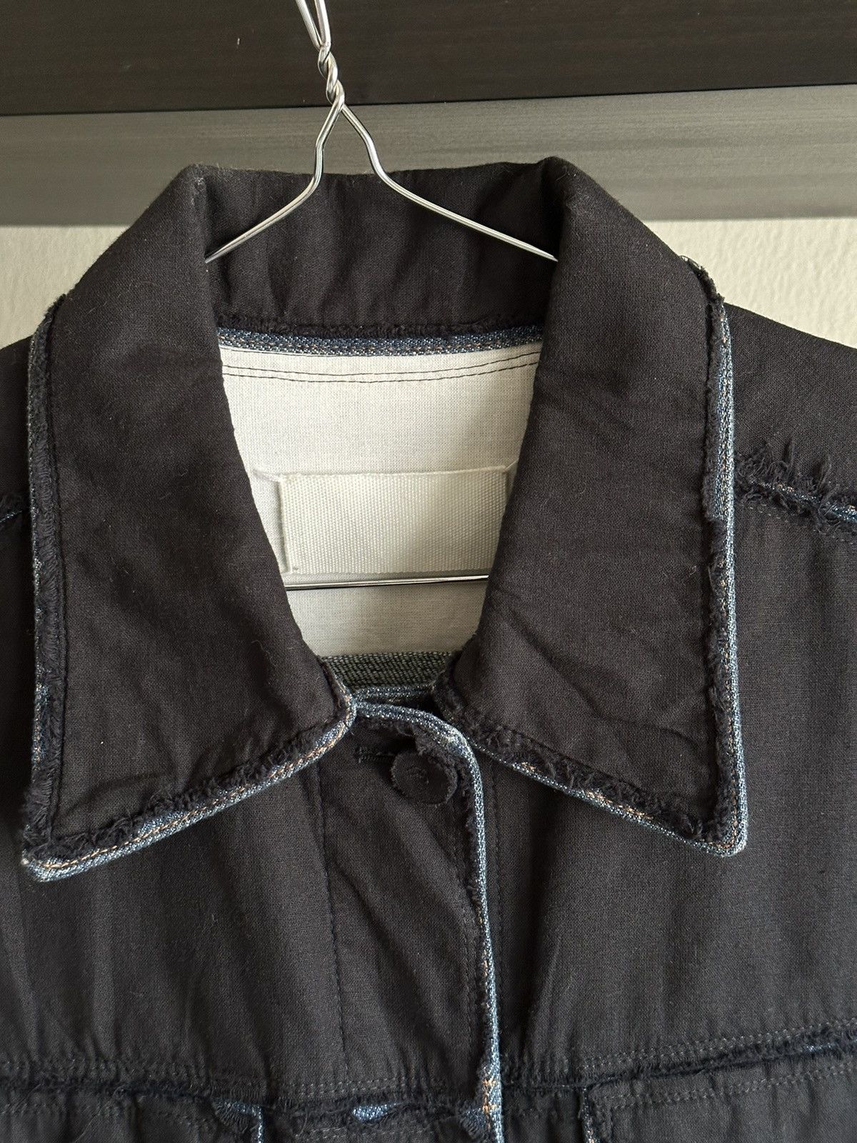 Maison Margiela FW04 Artisanal Maison Margiela Black Overlay Jacket Size US XS / EU 42 / 0 - 5 Thumbnail