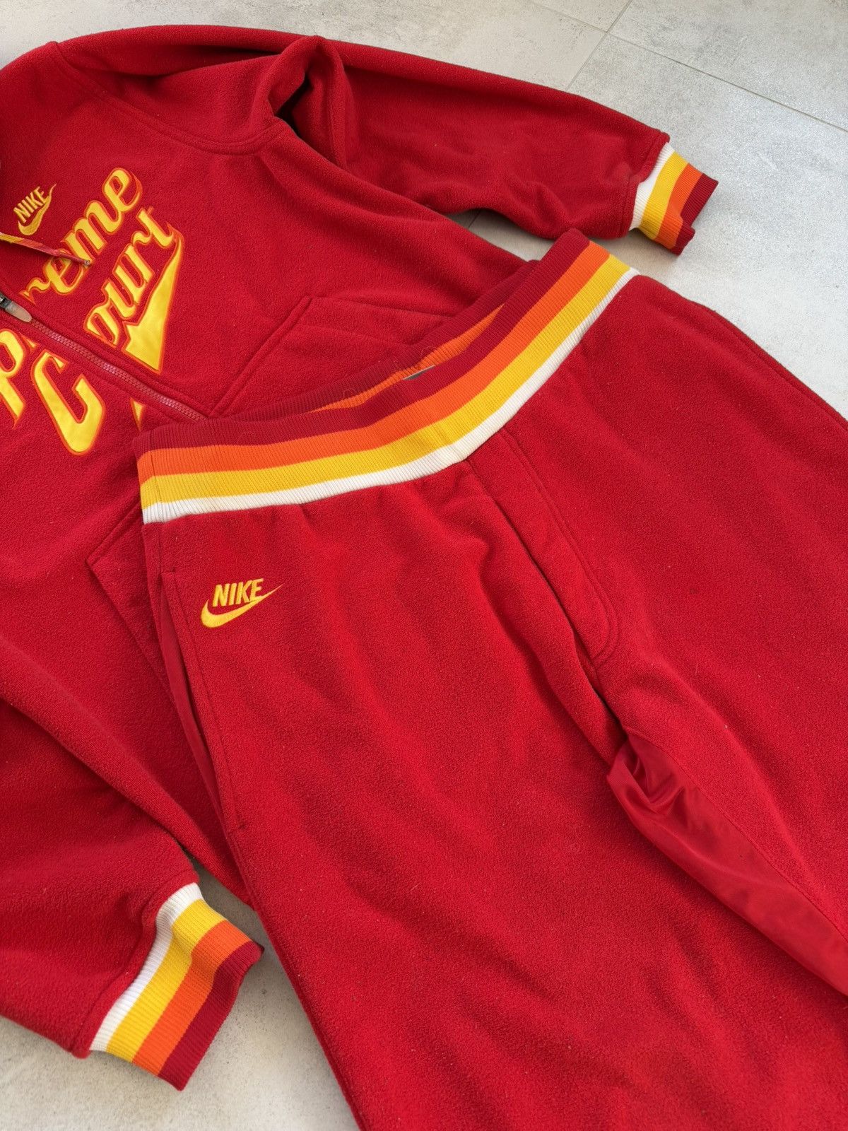 Nike Nike Supreme Court Vintage Tracksuit Set Jacket + Pants Size US M / EU 48-50 / 2 - 2 Thumbnail