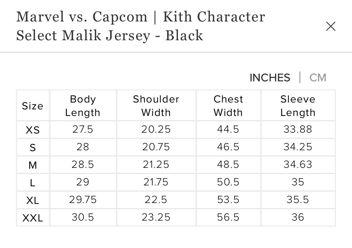 Kith Marvel vs. Capcom Kith Character Select Malik Jersey Size US XXL / EU 58 / 5 - 9 Thumbnail