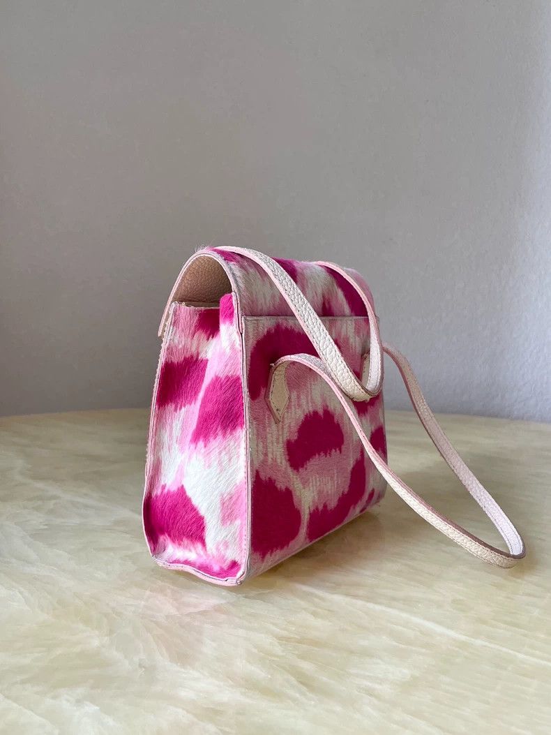 Vivienne Westwood Vivienne Westwood size os Pink leopard print horsehair hand Size ONE SIZE - 4 Thumbnail