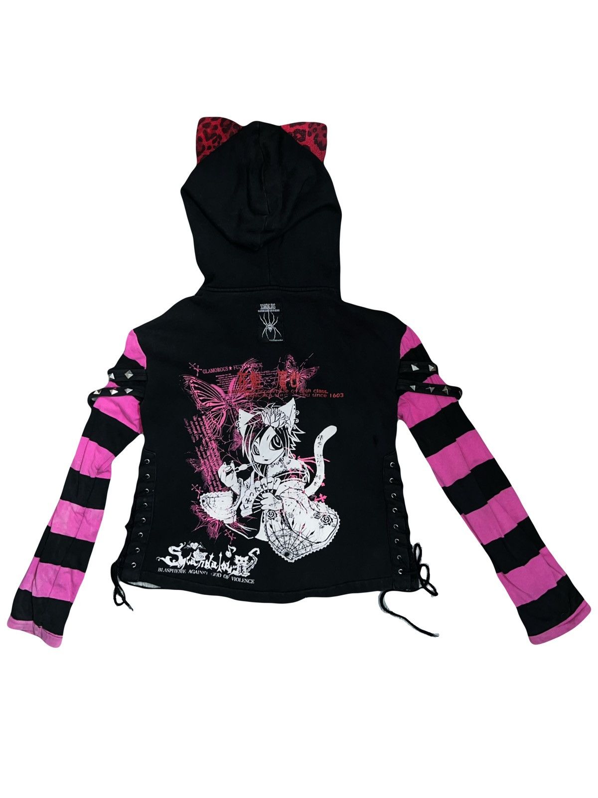 Mari's Rock Maris RockCat Ear hoodie 🖤💗 Size S / US 4 / IT 40 - 2 Thumbnail