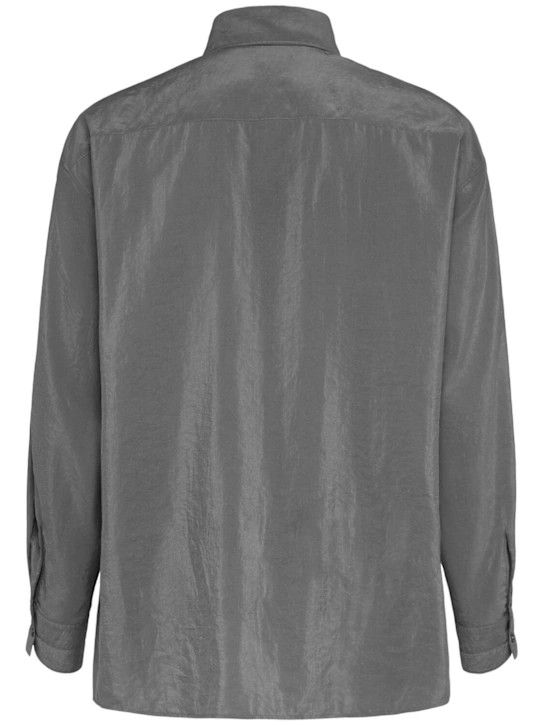 Lemaire o1lsvrm0425 Twisted Shirt in Asphalt Size US M / EU 48-50 / 2 - 2 Thumbnail