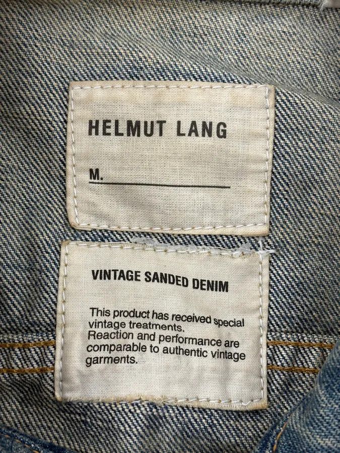 Helmut Lang AW1999 Helmut Lang Blue Faded Denim Jacket Size US L / EU 52-54 / 3 - 9 Thumbnail