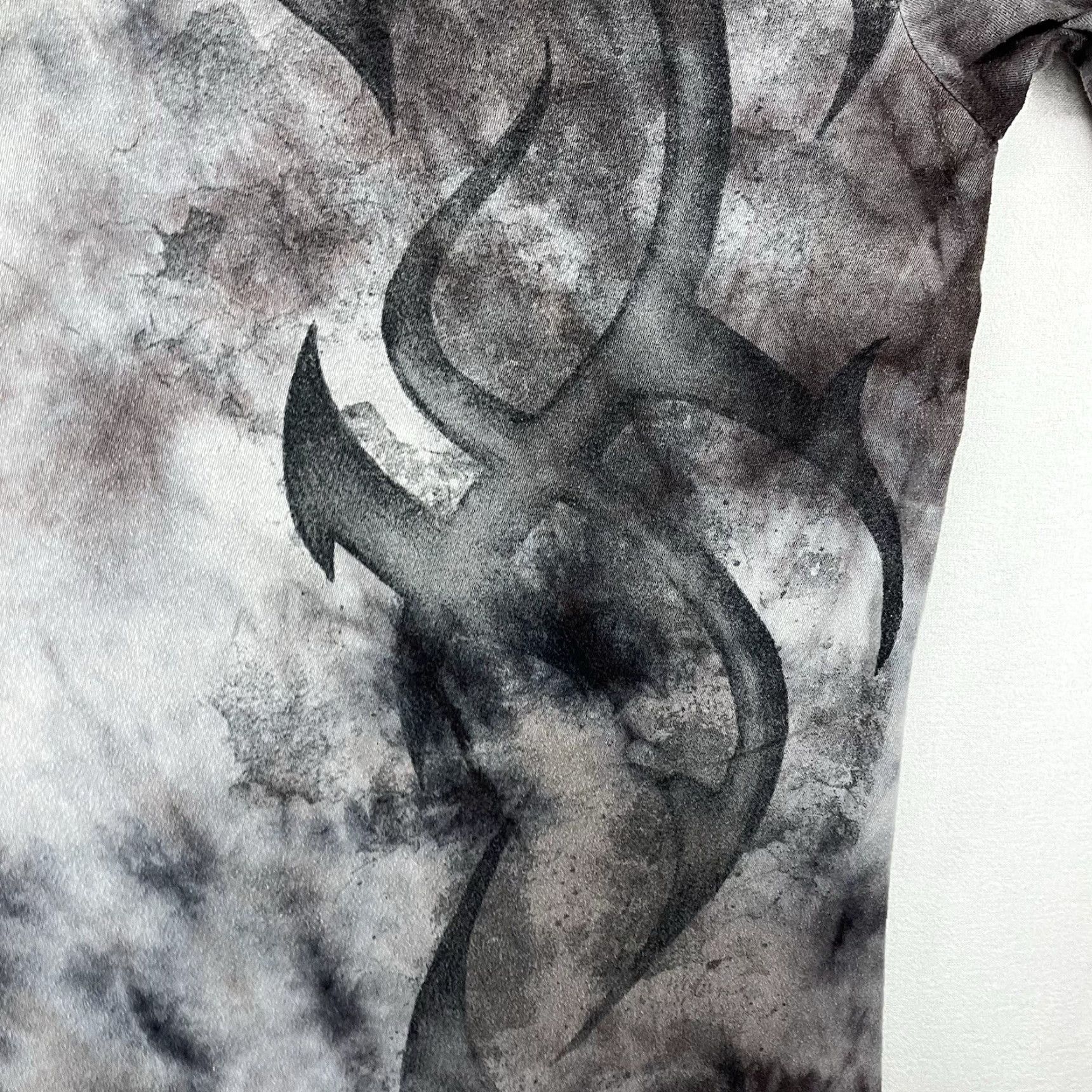 Vintage Rock Revival Men's T-Shirt Graphic Print Crew Neck Short Sleeve 2XL Gray Cotton Tribal Tattoo Aerosmith Rock USA 2000s Size US XXL / EU 58 / 5 - 5 Thumbnail