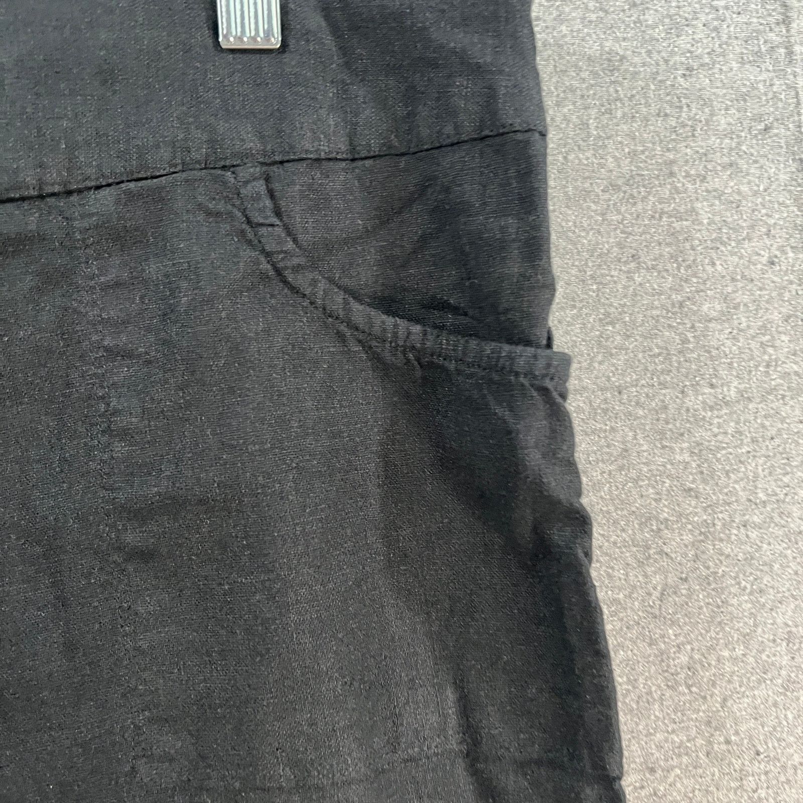 Other Isaac Mizrahi LIVE! Women Linen Black Short Size 18WT Size 40" / US 18 - 7 Thumbnail