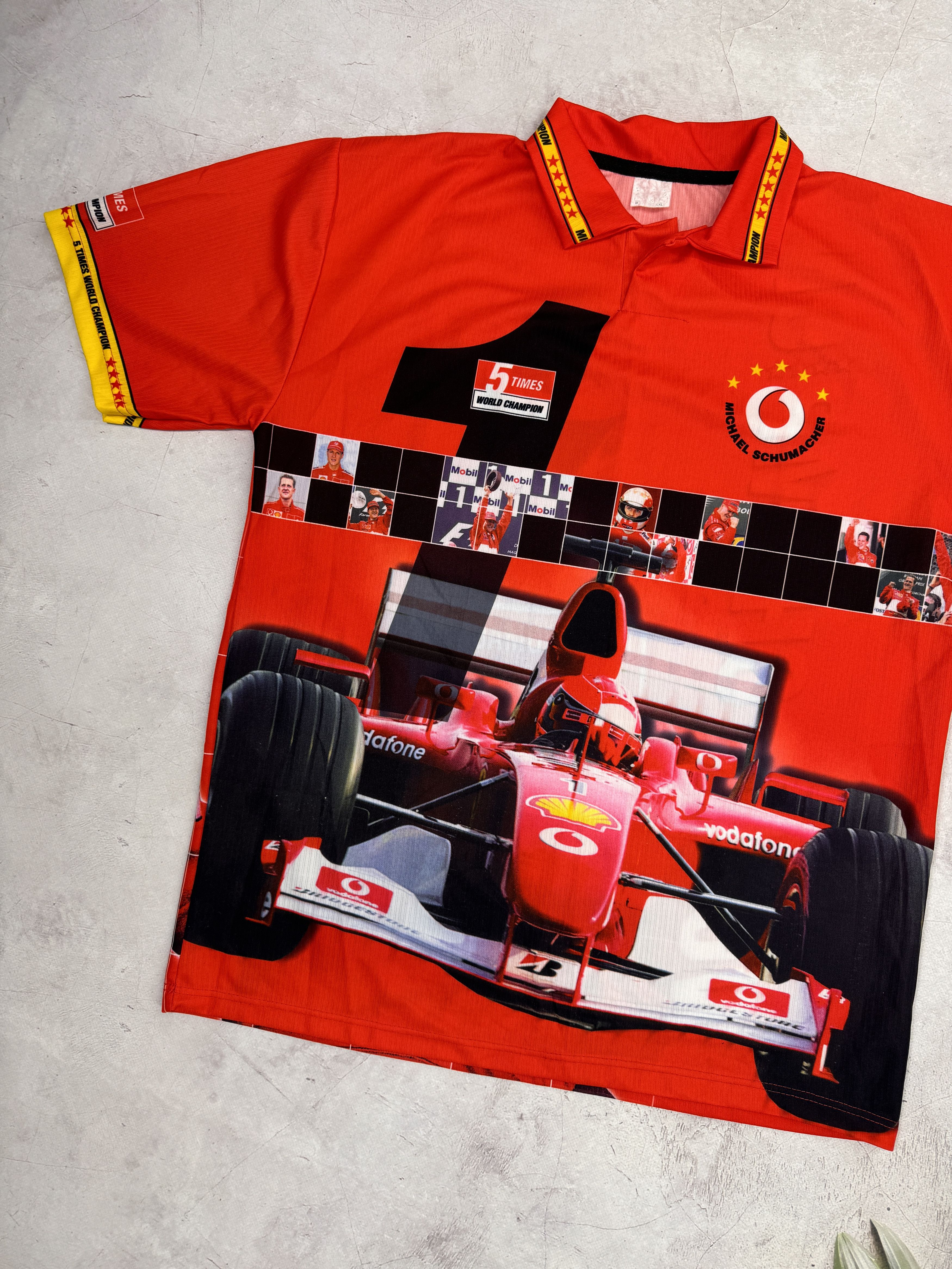 Formula 1 × Vintage Michael Schumaher T-Shirt Formula1 World Champion Size US L / EU 52-54 / 3 - 4 Thumbnail