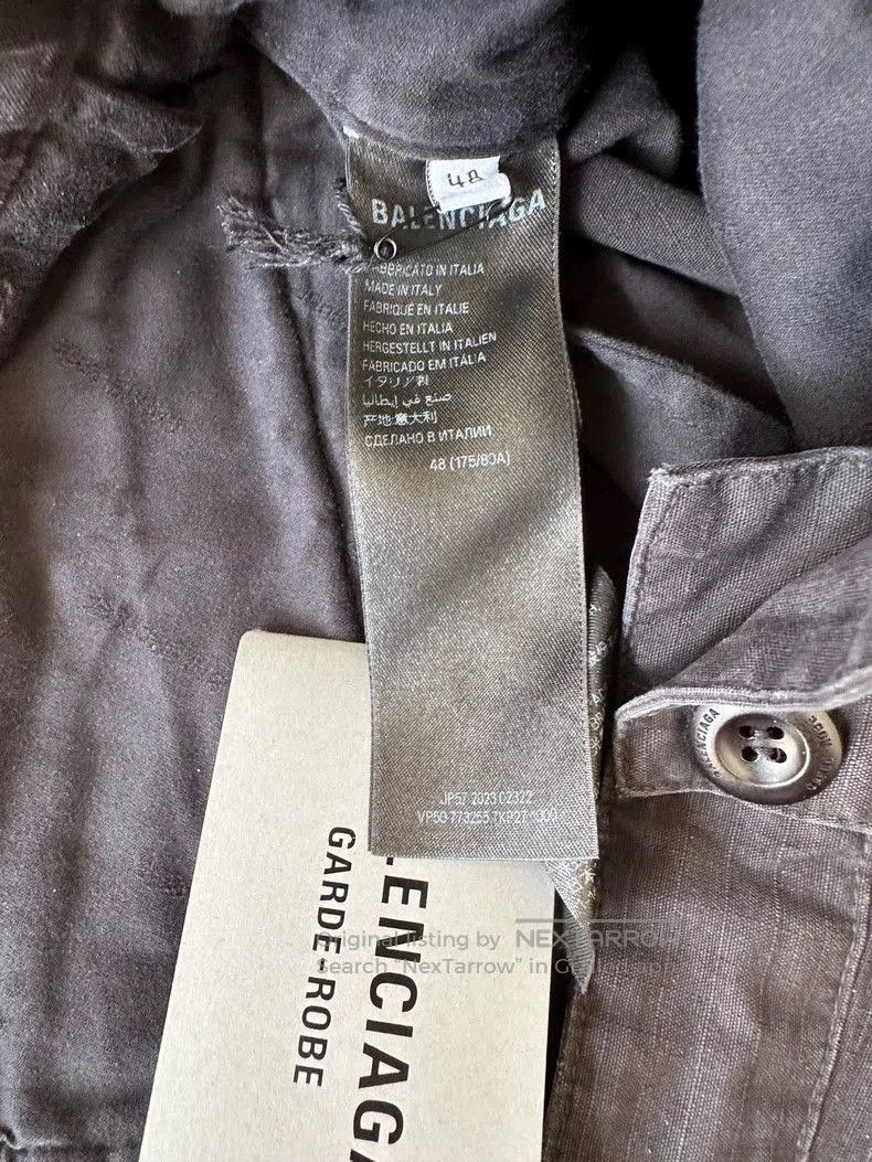 Balenciaga Balenciaga 24SS Grade Robe cargo, damaged work pants . Size US 32 / EU 48 - 5 Thumbnail