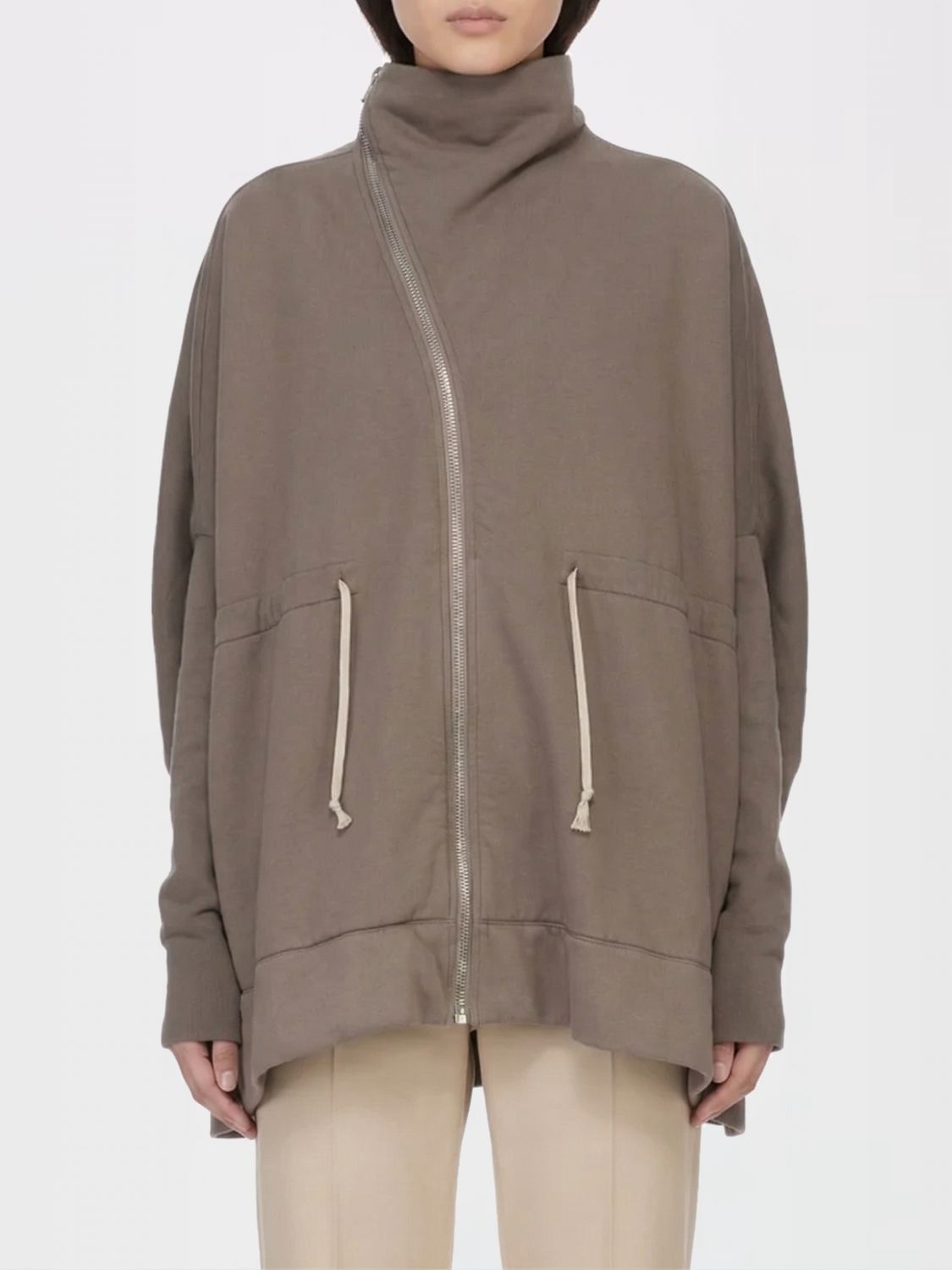 Rick Owens Drkshdw Rick Owens Drkshdw Sweatshirt Woman Beige Size XS / US 0-2 / IT 36-38 - 1 Thumbnail