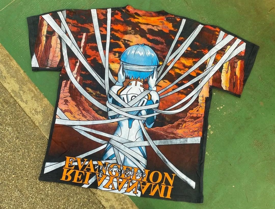 Anime Neon Evangelion Genesis Rei Ayanami AOP Size US XL / EU 56 / 4 - 2 Thumbnail