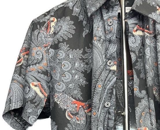 Givenchy Givenchy SS15 Koi Paisley Shirt w/ Orange Panel (Tisci) Size US M / EU 48-50 / 2 - 10 Thumbnail