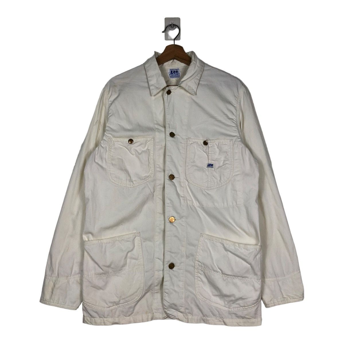 Japanese Brand 🔥VINTAGE BIKER JACKET LEE UNION MADE JELT DENIM SANFORIZED Size US L / EU 52-54 / 3 - 1 Thumbnail