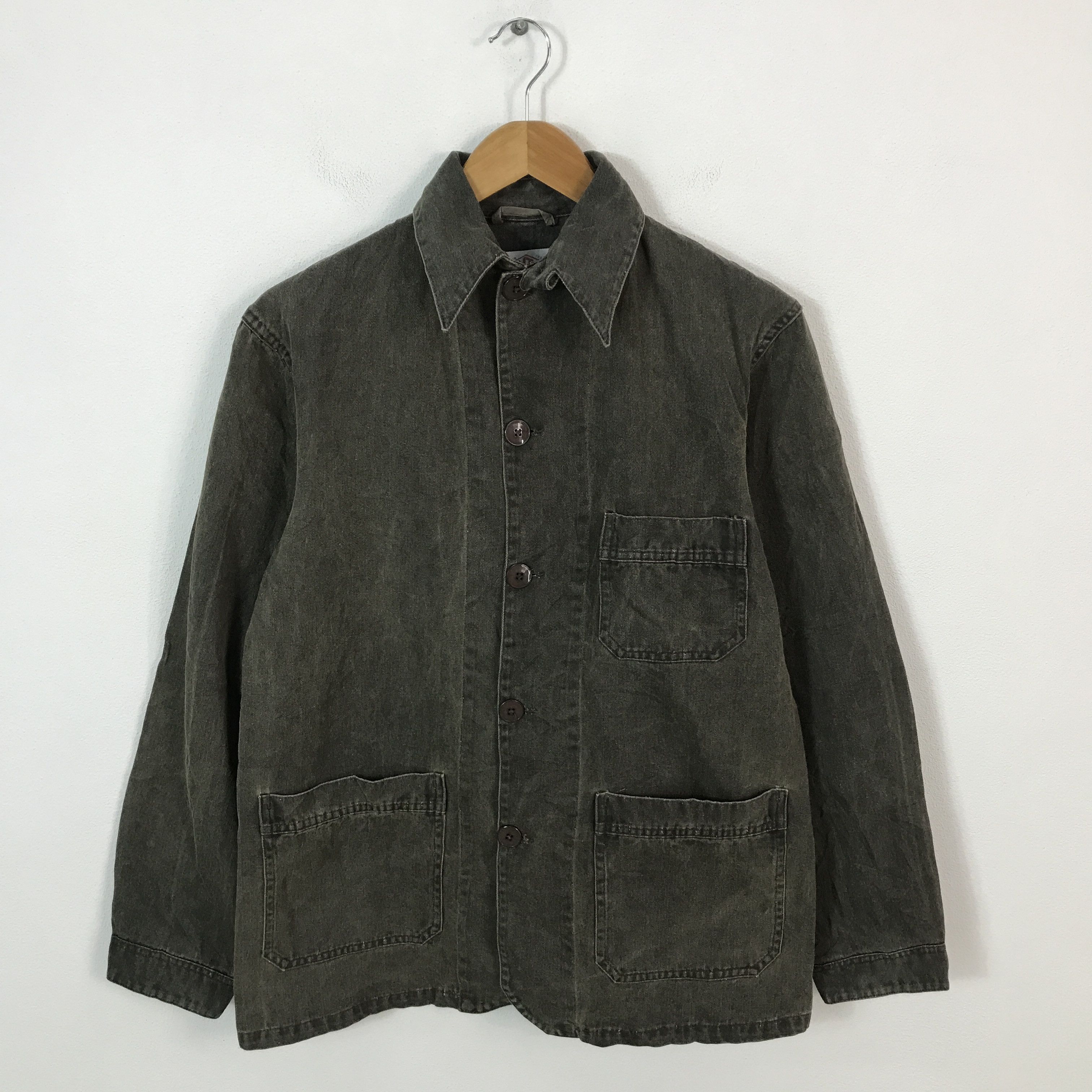 Danton Danton Button Up Jacket Design Black faded Size US M / EU 48-50 / 2 - 1 Thumbnail