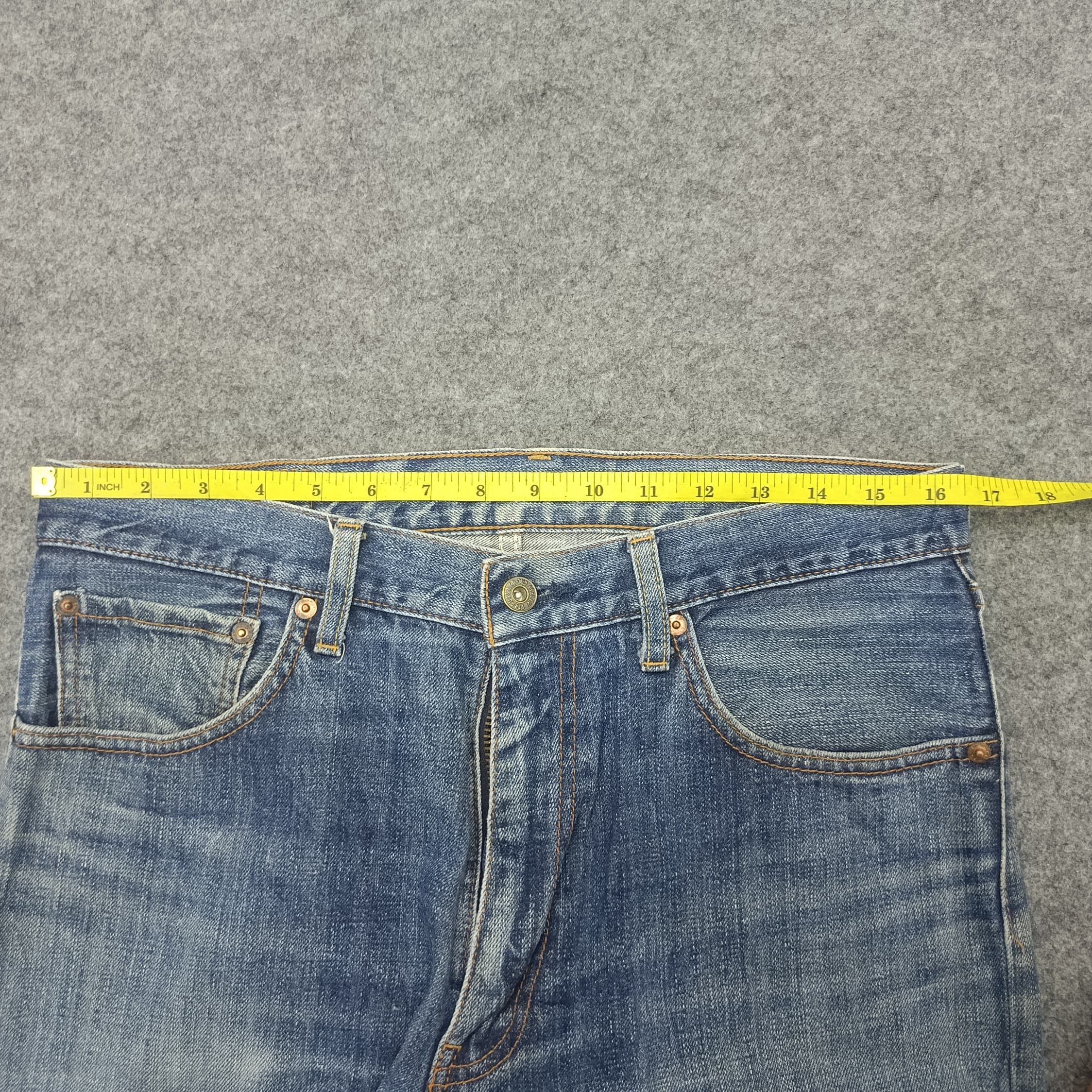 Japanese Brand 💥Vintage Levis 502 Distressed Denim Kurt Cobain Style Size US 34 / EU 50 - 4 Thumbnail