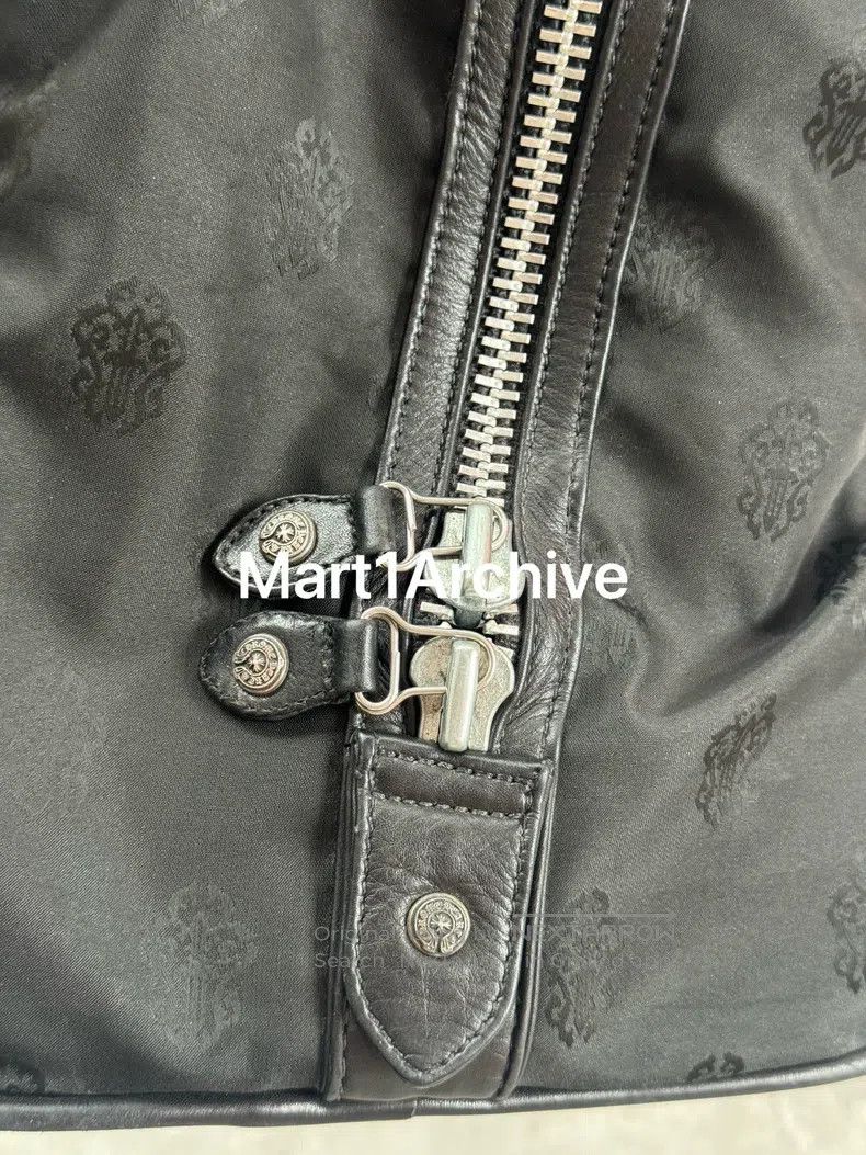 Chrome Hearts CHROME HEARTS Large Travel Bag with Dark Pattern and Silve Size ONE SIZE - 7 Thumbnail