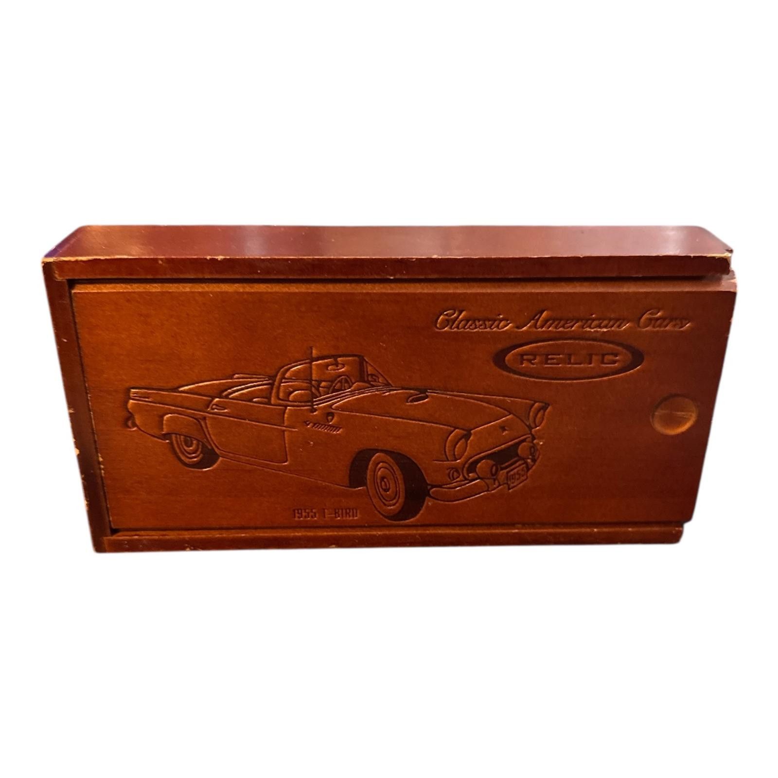 Relic Classic American Cars Wooden Box with Sliding Lid Size ONE SIZE - 1 Thumbnail