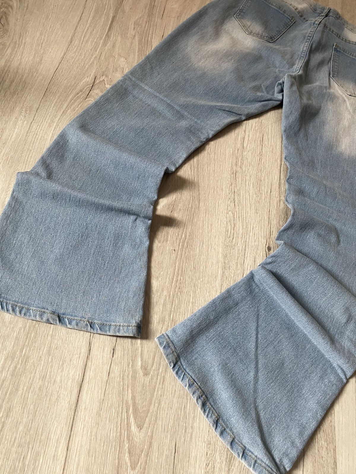 Japanese Brand Inspired By If Six Was Nine Flared Avan Jeans-Y2K Drip Size US 33 - 12 Thumbnail