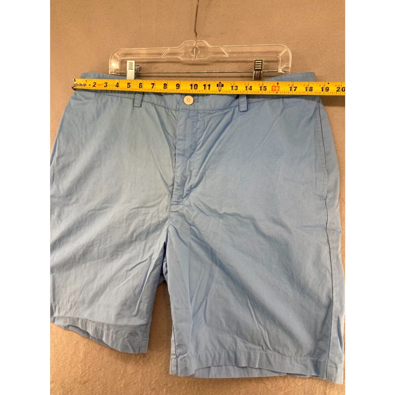 Vineyard Vines Vinyard Vines Mens Chino Shorts Blue 38 Regular Fit Beach Summer Style Cotton Size US 38 / EU 54 - 2 Thumbnail