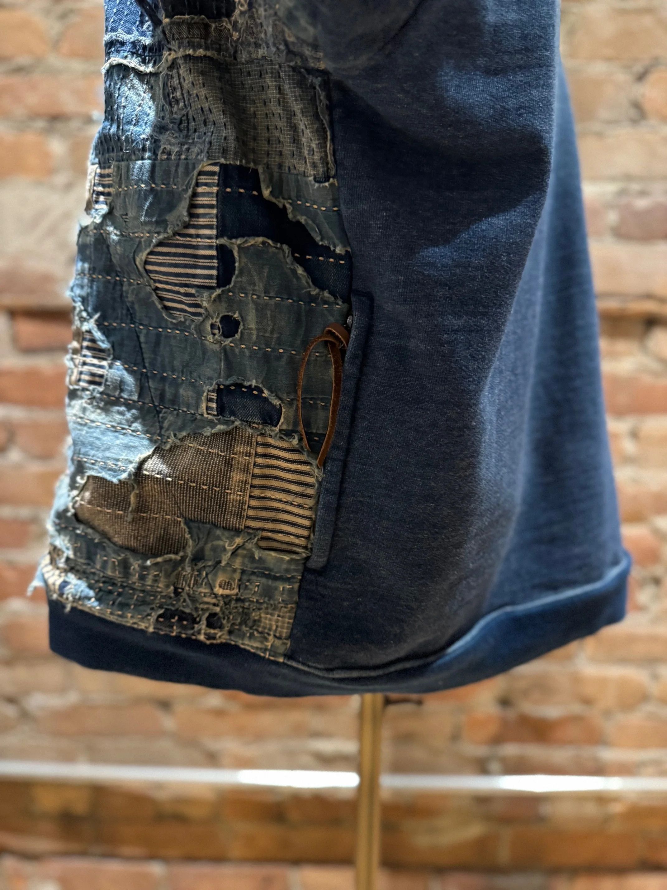 Kapital Kountry Kapital KOUNTRY “Boro” 2-Tone Crewneck Sweatshirt Size US L / EU 52-54 / 3 - 6 Thumbnail