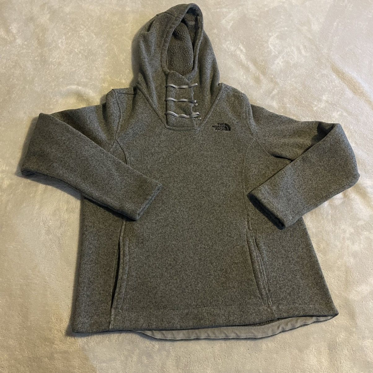The North Face The North Face Jacket Women Medium Gray Fleece Outdoors Size M / US 6-8 / IT 42-44 - 1 Thumbnail