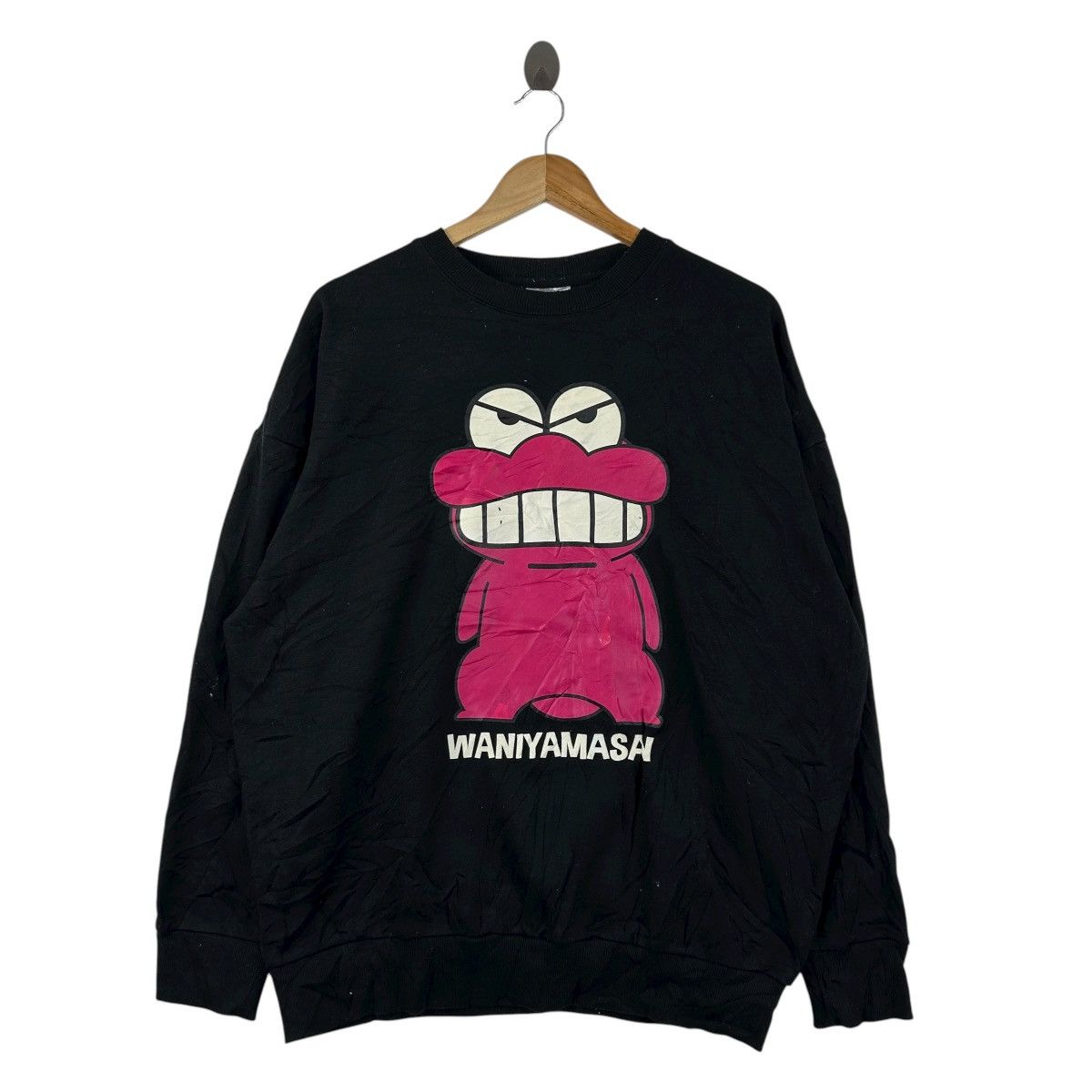 Vintage Crayon Shin-chan WANIYAMASAN Vintage Anime Sweatshirt Size US L / EU 52-54 / 3 - 1 Thumbnail