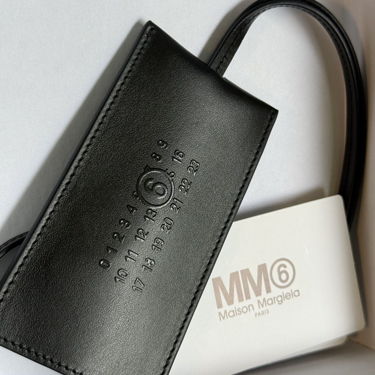MM6 MM6 Maison Margiela Leather Key Tag Holder Size ONE SIZE - 2 Thumbnail