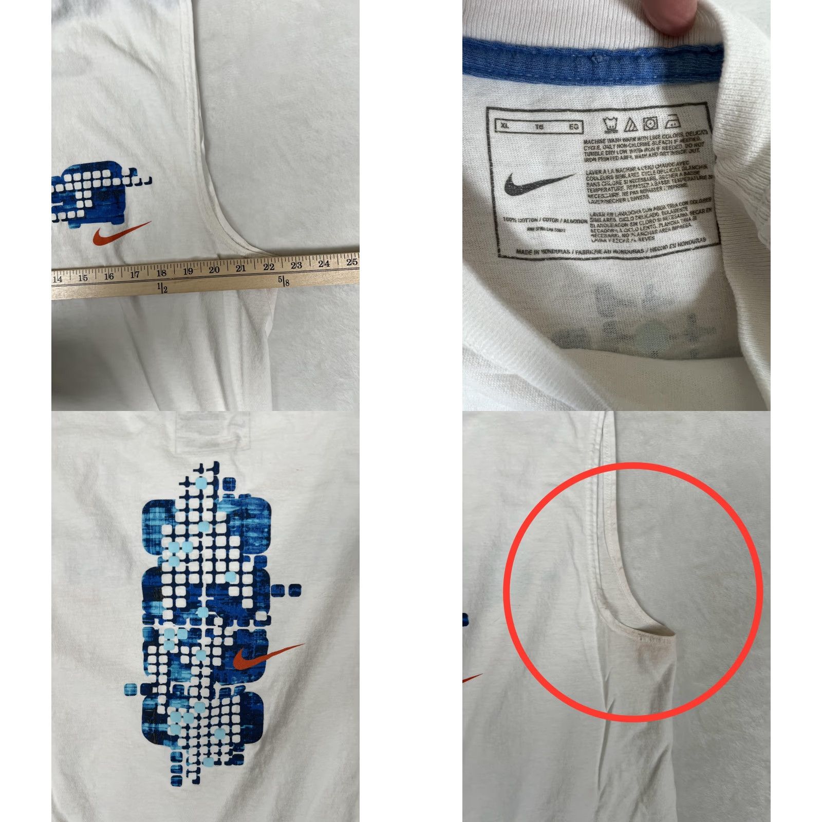 Nike VINTAGE Nike Shirt Mens XL White Sleeveless Y2K Graphic Muscle Tee Athletic Swoosh Size US XL / EU 56 / 4 - 8 Thumbnail