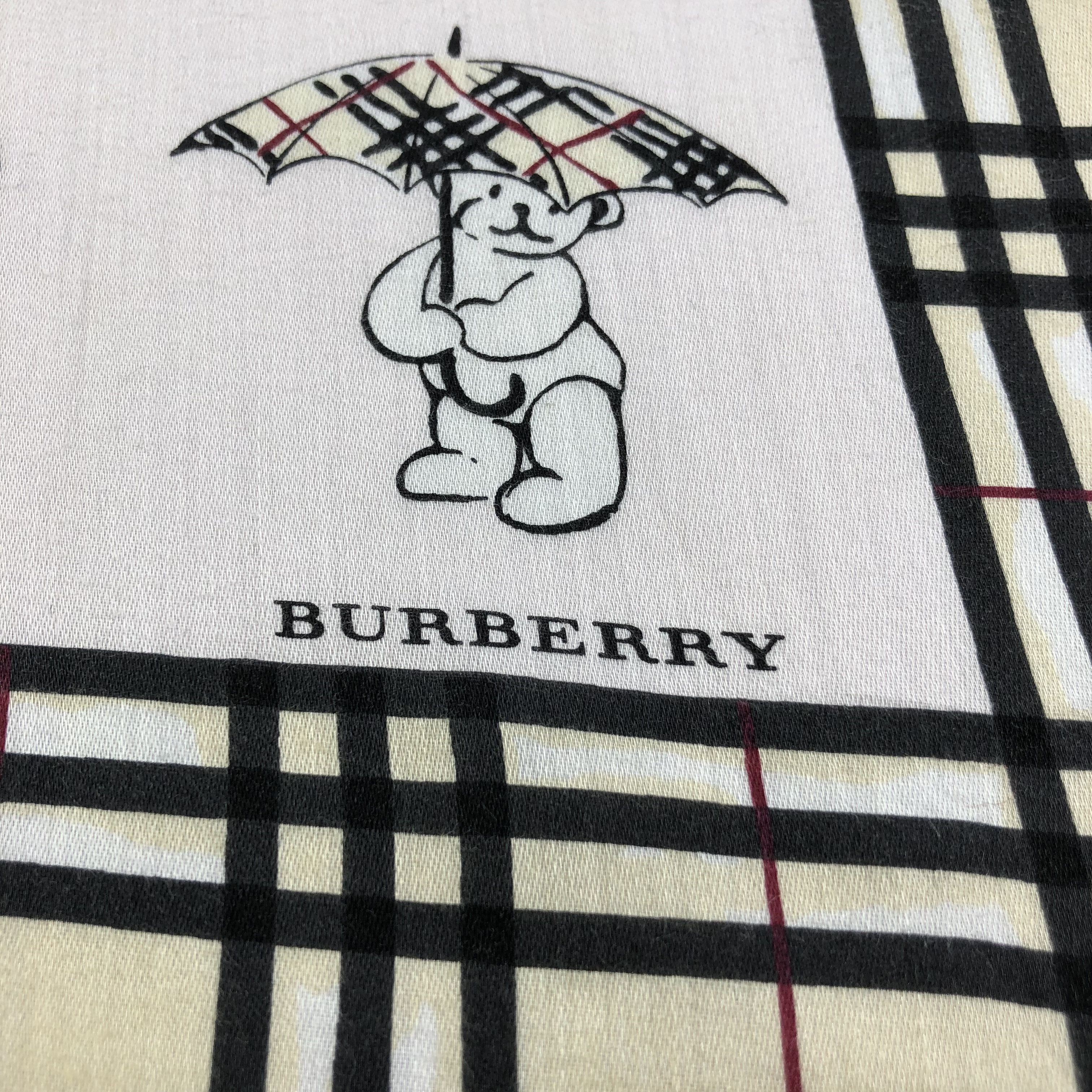 Burberry Burberry Bears Handkerchief Neckerchief Bandana H1677 Size ONE SIZE - 4 Thumbnail