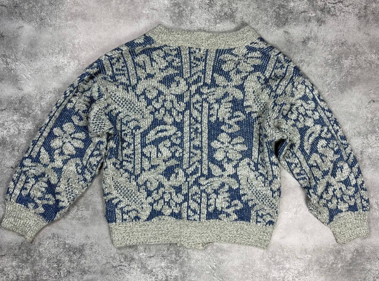 Vintage × Yves Saint Laurent Yves Saint Laurent Womens Vintage Wool Cardigan Rare 80s 90s Size M / US 6-8 / IT 42-44 - 3 Thumbnail