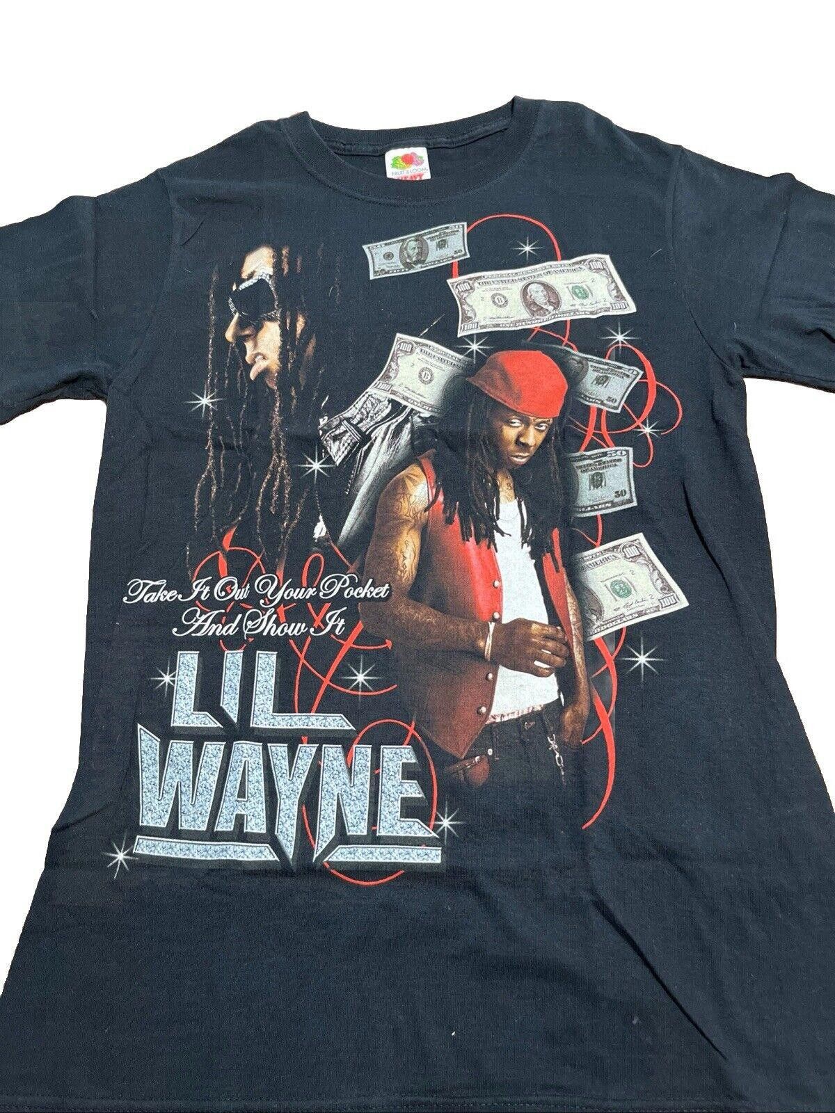Fruit Of The Loom 2008 Lil Wayne Tha Carter III 3 Tour Tshirt Medium S Small Size US S / EU 44-46 / 1 - 2 Thumbnail