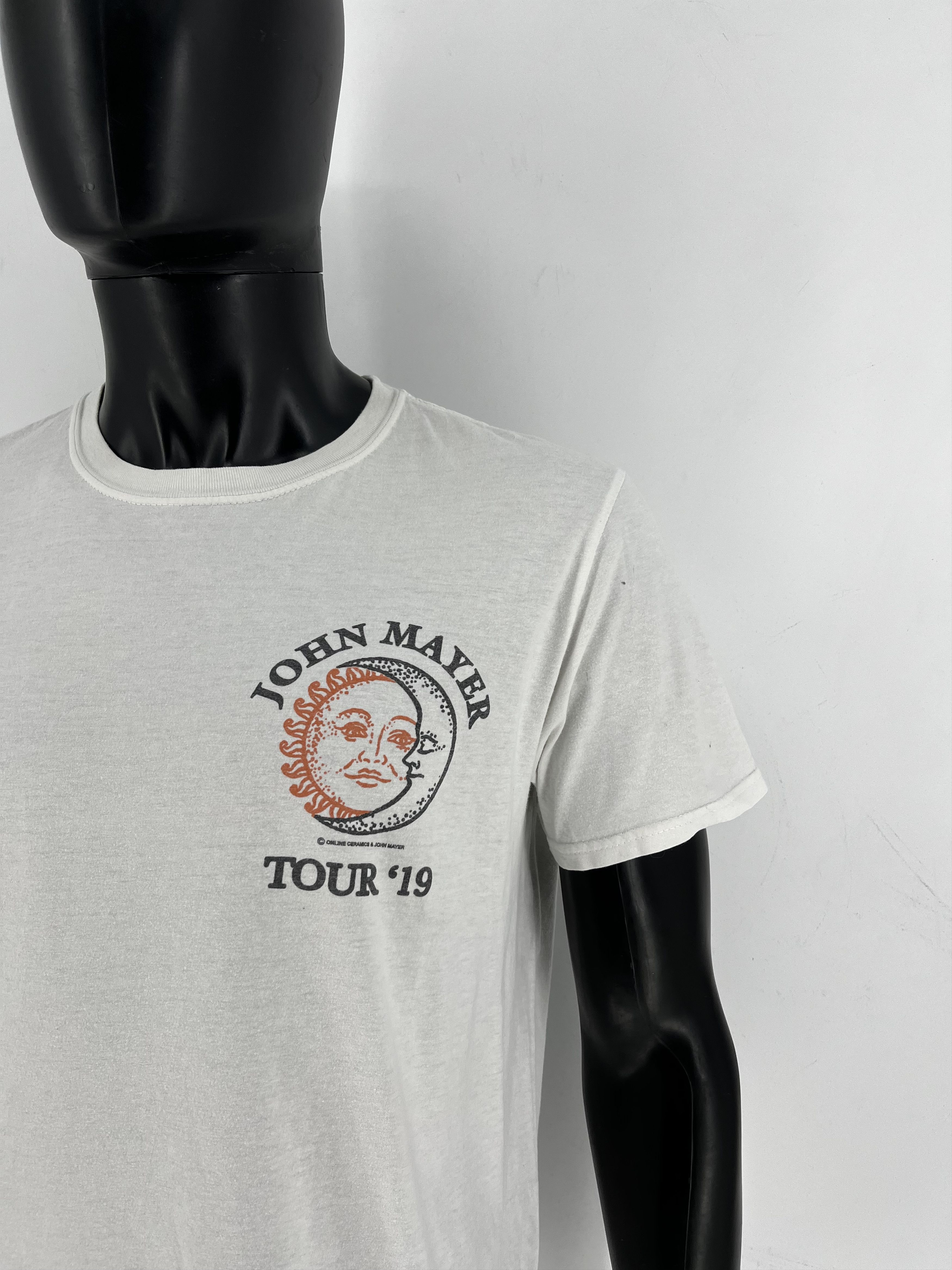 Band Tees John Mayer Tour Shirt Adult White Music Concert Y2K Size US L / EU 52-54 / 3 - 8 Thumbnail