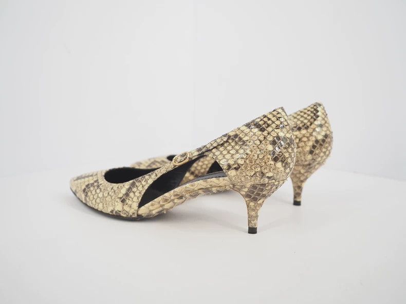 Dolce & Gabbana Dolce GabbanaPython-patterned high-heeled shoes 2503-Nextar Size US 5.5 / IT 35.5 - 2 Thumbnail