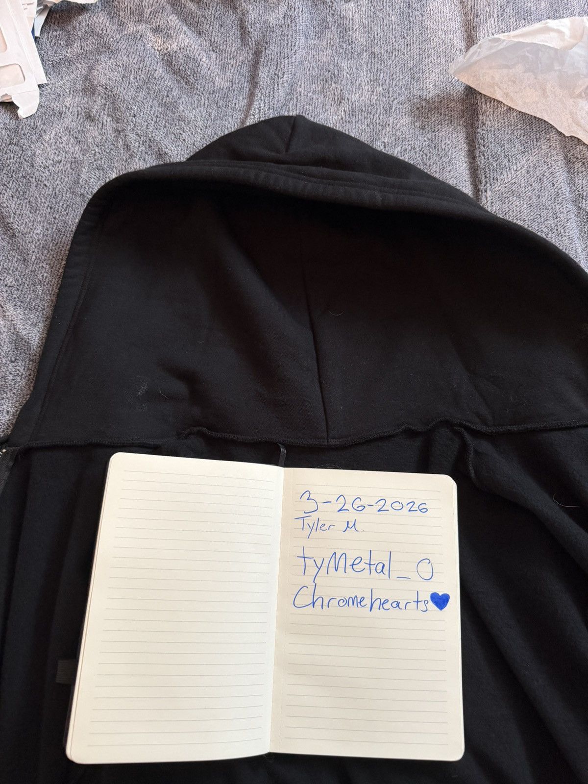 Chrome Hearts Chrome Hearts Vertical Logo Hoodie Size US M / EU 48-50 / 2 - 14 Thumbnail